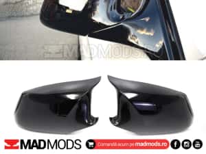 Set capace oglinzi M BMW Seria 5 F10 F11 F18 NFL Non-LCI, Negru lucios