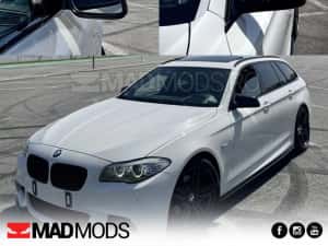 Set capace oglinzi M BMW Seria 5 F10 F11 F18 NFL Non-LCI, Negru lucios — miniatura 7