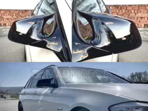 Set capace oglinzi M BMW Seria 5 F10 F11 F18 NFL Non-LCI, Negru lucios — miniatura 8