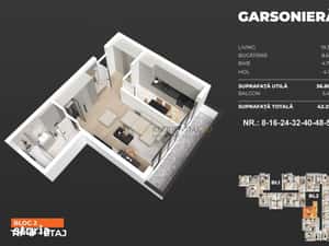 Garsoniera noua de vanzare, locatie excelenta, acces metrou Berceni — miniatura 6
