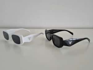 Ochelari de soare Prada Negru/Alb — miniatura 1