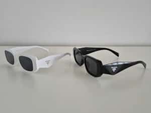 Ochelari de soare Prada Negru/Alb — miniatura 9