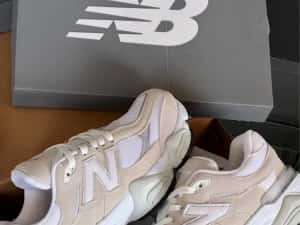 Adidasi New Balance  9060 Full White — miniatura 4