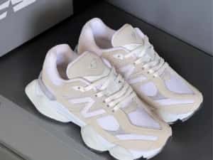 Adidasi New Balance  9060 Full White — miniatura 8