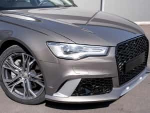 Bara fata Audi A6 C7 facelift 2014-2018 RS Look cu grila fagure — miniatura 2