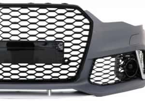 Bara fata Audi A6 C7 facelift 2014-2018 RS Look cu grila fagure — miniatura 6