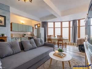 Studio, regim in vila, areal pretios, terasa, vedere panoramica, Centr — miniatura 3