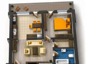 Apartament 3 camere de vânzare – Pârneava — miniatura 3