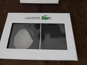 Kit lacoste portofel + curea NOU — miniatura 2
