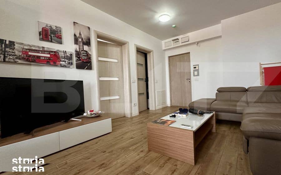 Prima Onestilor, 2 camere, mobilat si utilat, cu loc de parcare — fotografie 1 din 5