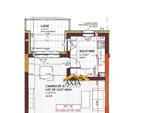 Apartament cu 1 camera in bloc nou – Zona Tineretului, Floresti — miniatura 4