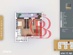 Theodor Pallady 3 camere Duplex Bloc Finalizat 7min Metrou — miniatura 5