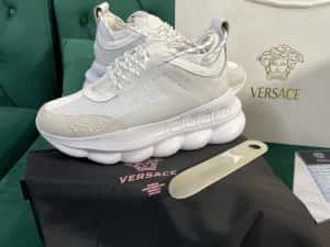 Adidasi Versace Chain Reaction piele naturala Full Box colectie noua — miniatura 1