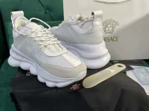 Adidasi Versace Chain Reaction piele naturala Full Box colectie noua — miniatura 2