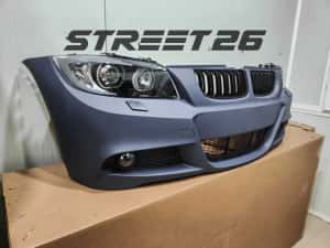 Pachet Bara Fata M BMW E90 E91 NFL (2005-2007) si Faruri Angel Eyes V1 — miniatura 3