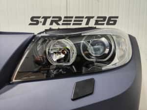 Pachet Bara Fata M BMW E90 E91 NFL (2005-2007) si Faruri Angel Eyes V1 — miniatura 6