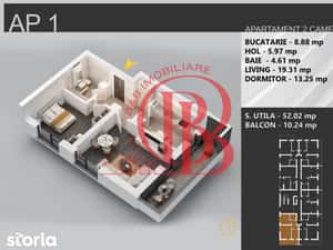 Apartament 2 camere bloc boutique parcul Teilor — miniatura 6