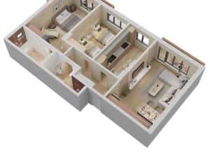 O investitie smart 3 Camere 101.5mp intr-o Locatie Premium zona Coresi — miniatura 3