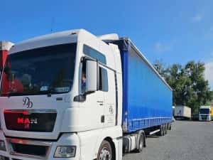 Man Tgx 18.480 motor d20 EEV 2014 cap tractor semiremorca prelata kogel Krone — miniatura 3