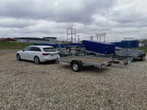 Remorca Auto 750 kg Repo Tandem Platformă Peridoc Trailer Atv Moto