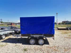 Remorca Auto 750 kg Repo Tandem Platformă Peridoc Trailer Atv Moto — miniatura 3