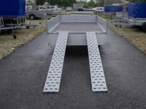 Remorca Auto 750 kg Repo Tandem Platformă Peridoc Trailer Atv Moto — miniatura 4