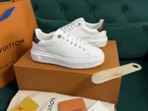 Adidasi Louis Vuitton piele naturala 100% Full Box colectie noua — miniatura 9