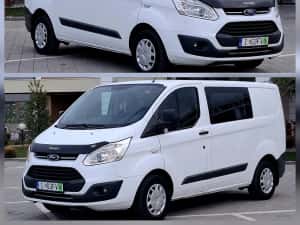 ~Ford Transit Custom~6 locuri si marfa~An 2017~Motor 2l TDCI~Euro6~Carte service~ — miniatura 3