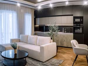 Apartament 2 camere, 55 mp, design premium – P.Taranilor 1, bloc verde — miniatura 4