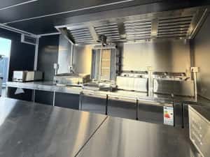 Rulota Comerciala 4m Premium Echipata Complet Fast Food Grill Shaorma Kebab In Stoc — miniatura 7