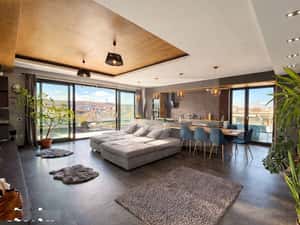 Penthouse 120 mp Borhanci | View panoramic | 2 parcări — miniatura 3