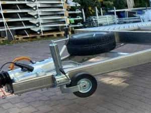 Platformă / trailer auto marca Gala Taurus aluminiu L850 R14C