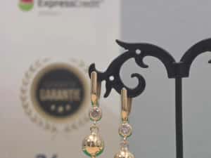 Cercei aur 14K 8.63g [Ag45 Bacau1 B.7157.1.44]