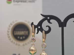 Cercei aur 14K 8.63g [Ag45 Bacau1 B.7157.1.44] — miniatura 9
