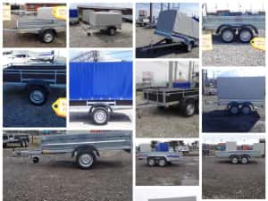 Remorca Furgon Box Trailer  250x150x180 cm — miniatura 3