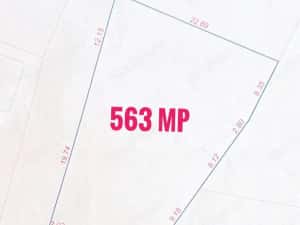 Teren intravilan com Bors, 563 mp, 32 ml front- Pret 36.000 euro neg