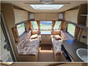 Rulota Sterling Europa 550, 2010, Pat Fix, Cabina Dus, Off Camping, 2 zone — miniatura 4