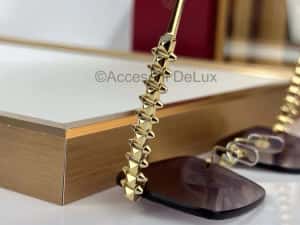 Ochelari de Soare Cartier CT0545S Polarised Noi Full Box [Verificare Colet] Gold — miniatura 8