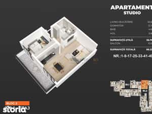 Apartament tip studio, Compartimentare eficienta, Acces metrou Berceni — miniatura 6