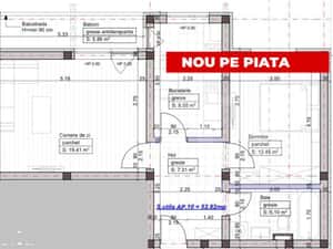 Apartament 2 camere decomandat – loc de parcare 53MP — miniatura 1