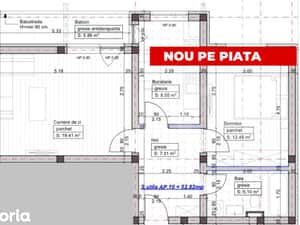 Apartament 2 camere decomandat – loc de parcare 53MP — miniatura 5