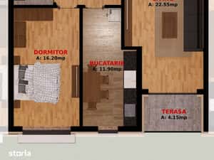 Apartament 2 camere la 1,5 km de Buc. Rate la Dezvolator! — miniatura 5