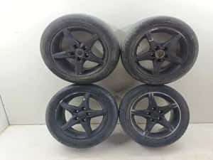 Set jante aliaj cu anvelope semiuzate Michelin 205/55 R16 19H 7.0Jx16 — miniatura 1