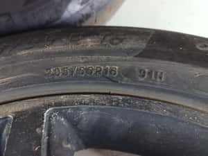 Set jante aliaj cu anvelope semiuzate Michelin 205/55 R16 19H 7.0Jx16 — miniatura 8