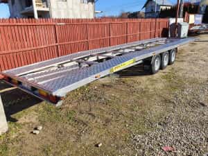 Platforma transport 2 auto ALUMINIU, NOUA, OFERTA!!! — miniatura 2
