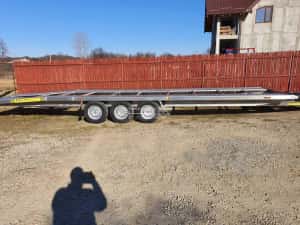 Platforma transport 2 auto ALUMINIU, NOUA, OFERTA!!! — miniatura 3