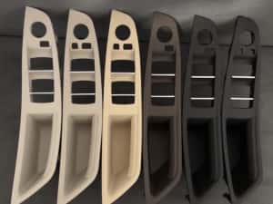 Manere interior fata usa șofer Bmw Seria 5 F10 F11 negru crem oyster