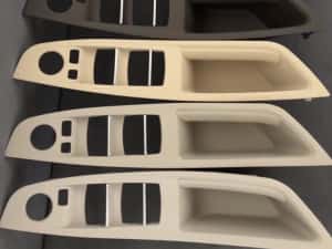 Manere interior fata usa șofer Bmw Seria 5 F10 F11 negru crem oyster — miniatura 3