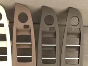 Manere interior fata usa șofer Bmw Seria 5 F10 F11 negru crem oyster — miniatura 6