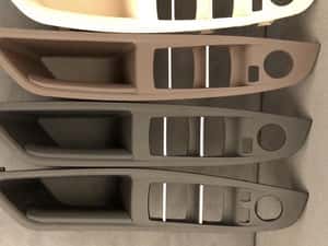 Manere interior fata usa șofer Bmw Seria 5 F10 F11 negru crem oyster — miniatura 10